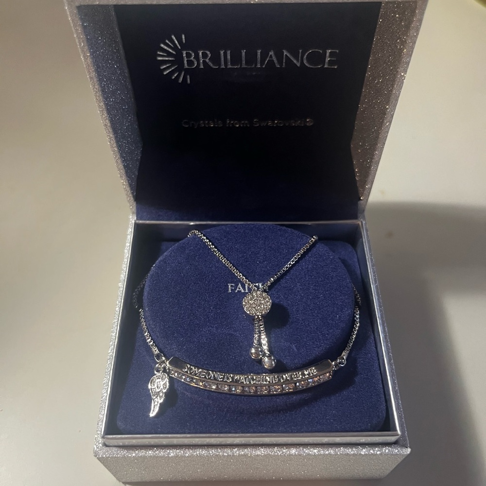 Brilliance Silver Plated Bracelet